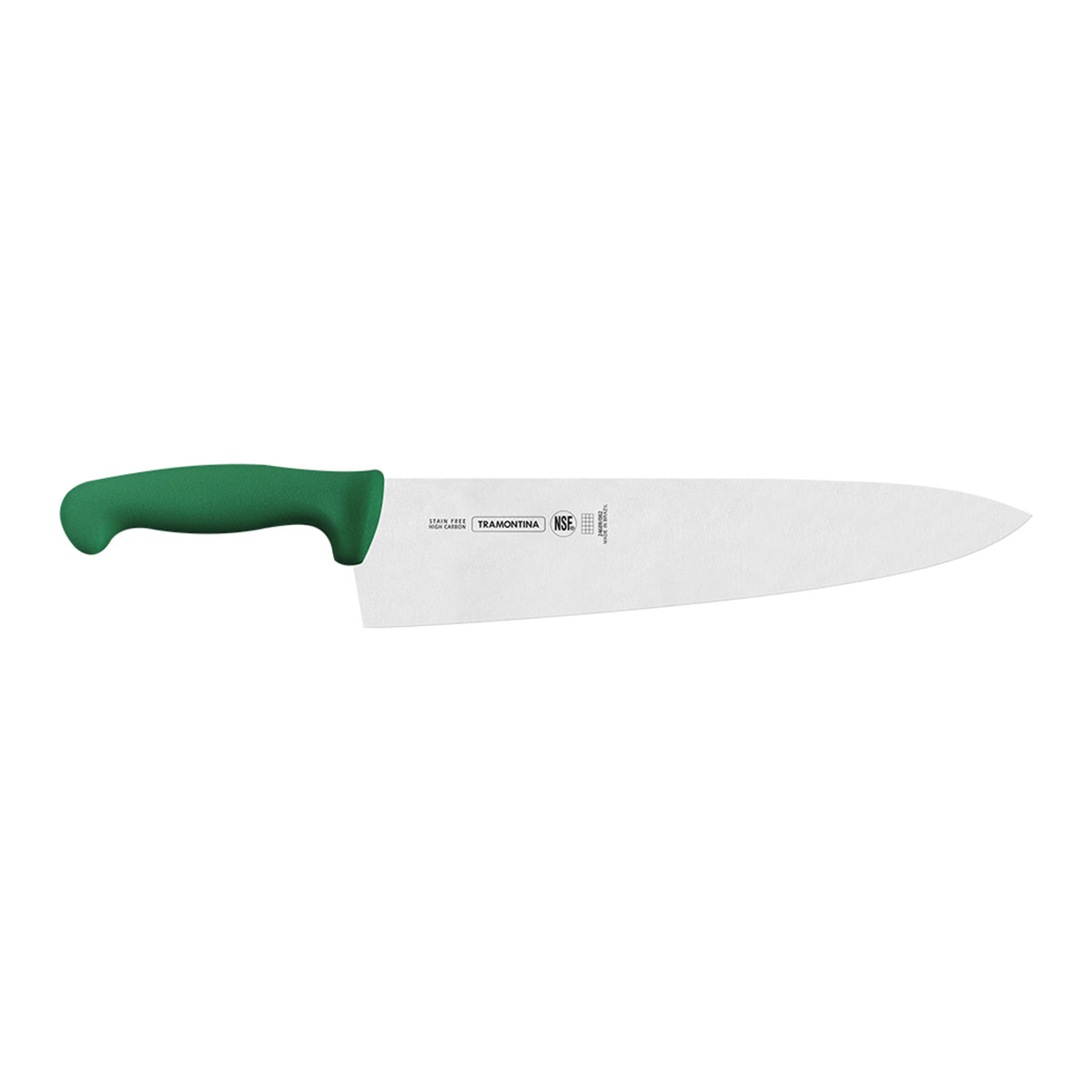 Cuchillo Chef  12 Pulgadas con Mango de Polipropileno Verde